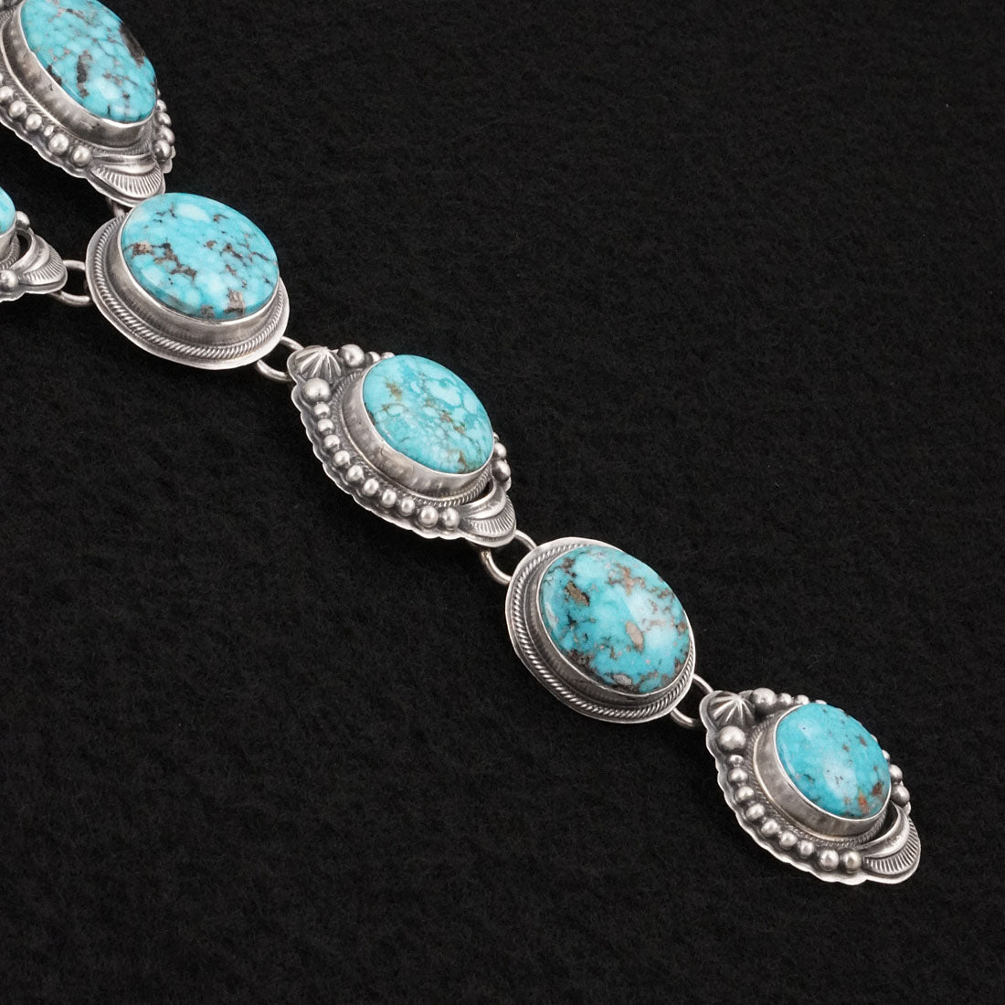 Randy Boyd Turquoise & Sterling Silver Necklace Set
