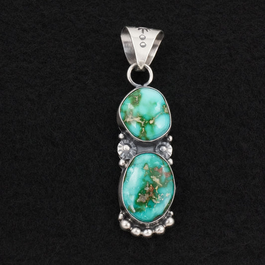 Antwone Brown Turquoise & Sterling Silver Pendant