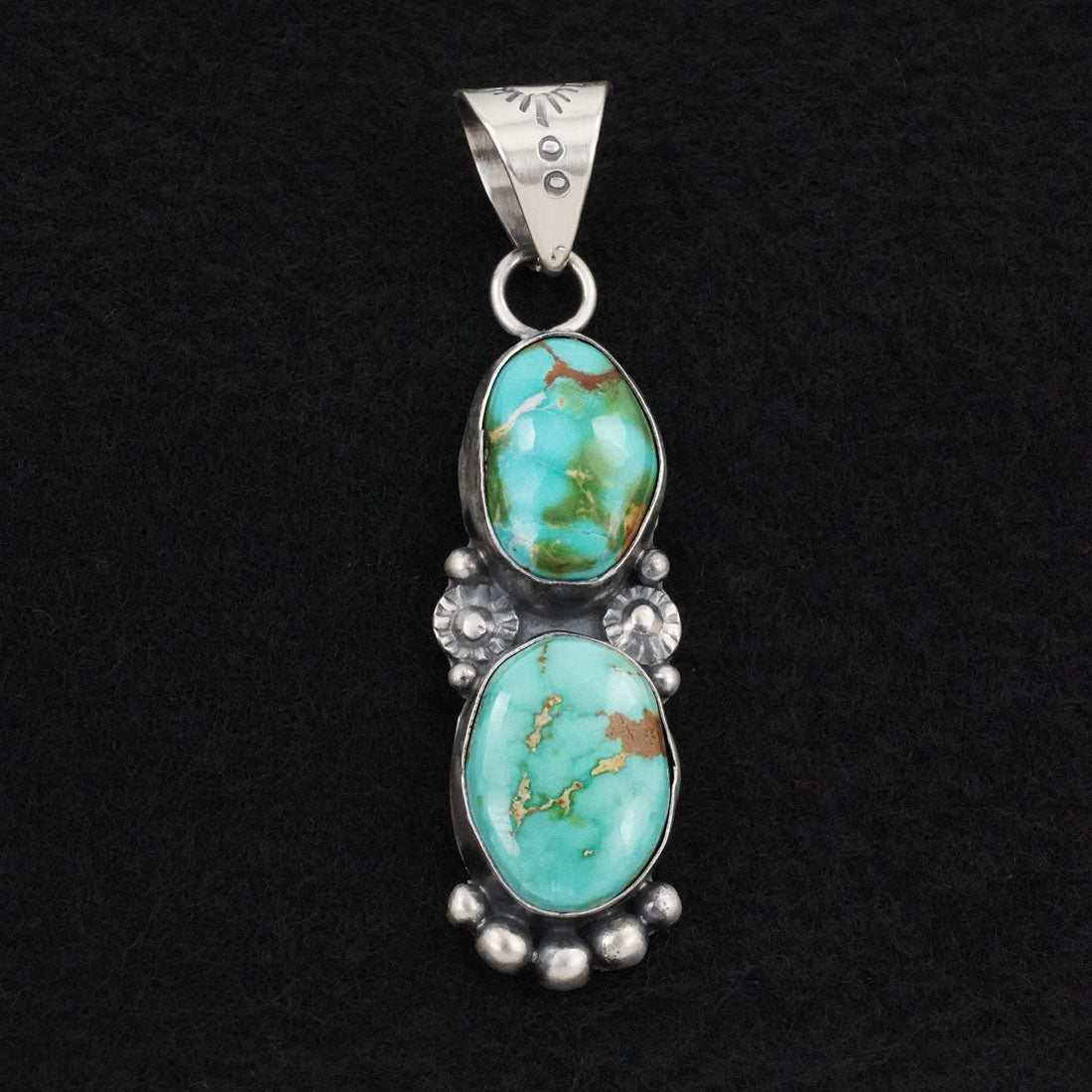 Antwone Brown Turquoise & Sterling Silver Pendant