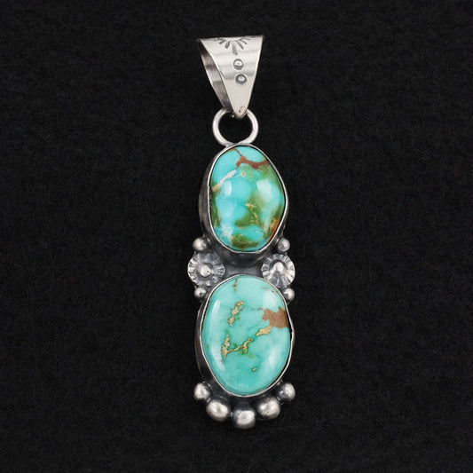 Antwone Brown Turquoise & Sterling Silver Pendant