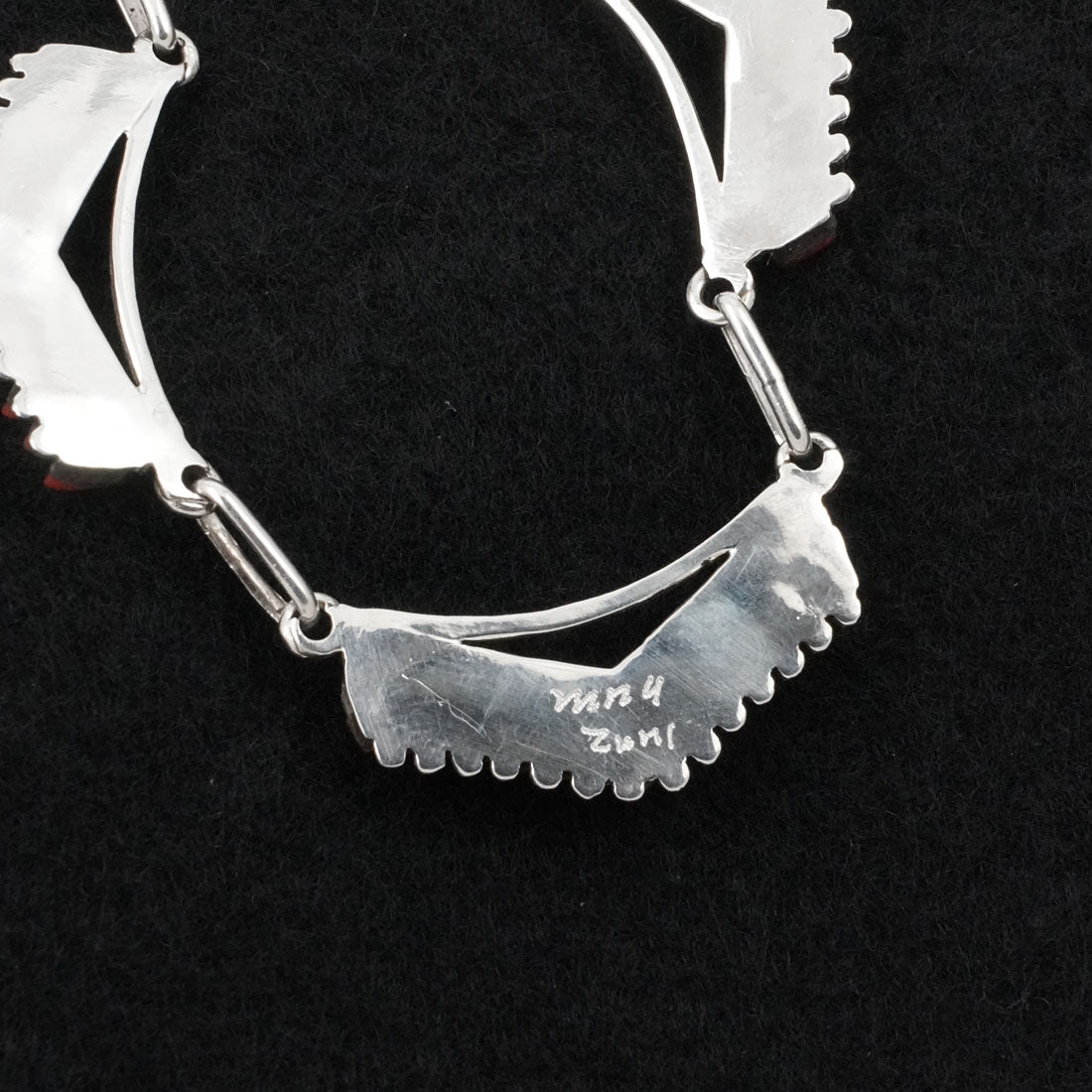 Mildred Ukestine Coral & Sterling Silver Necklace Set