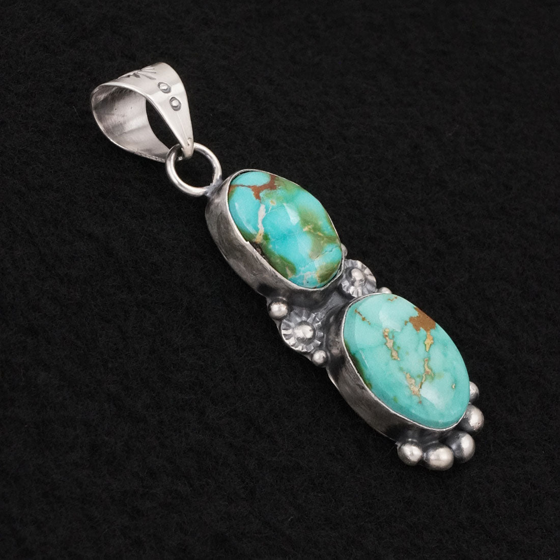 Antwone Brown Turquoise & Sterling Silver Pendant