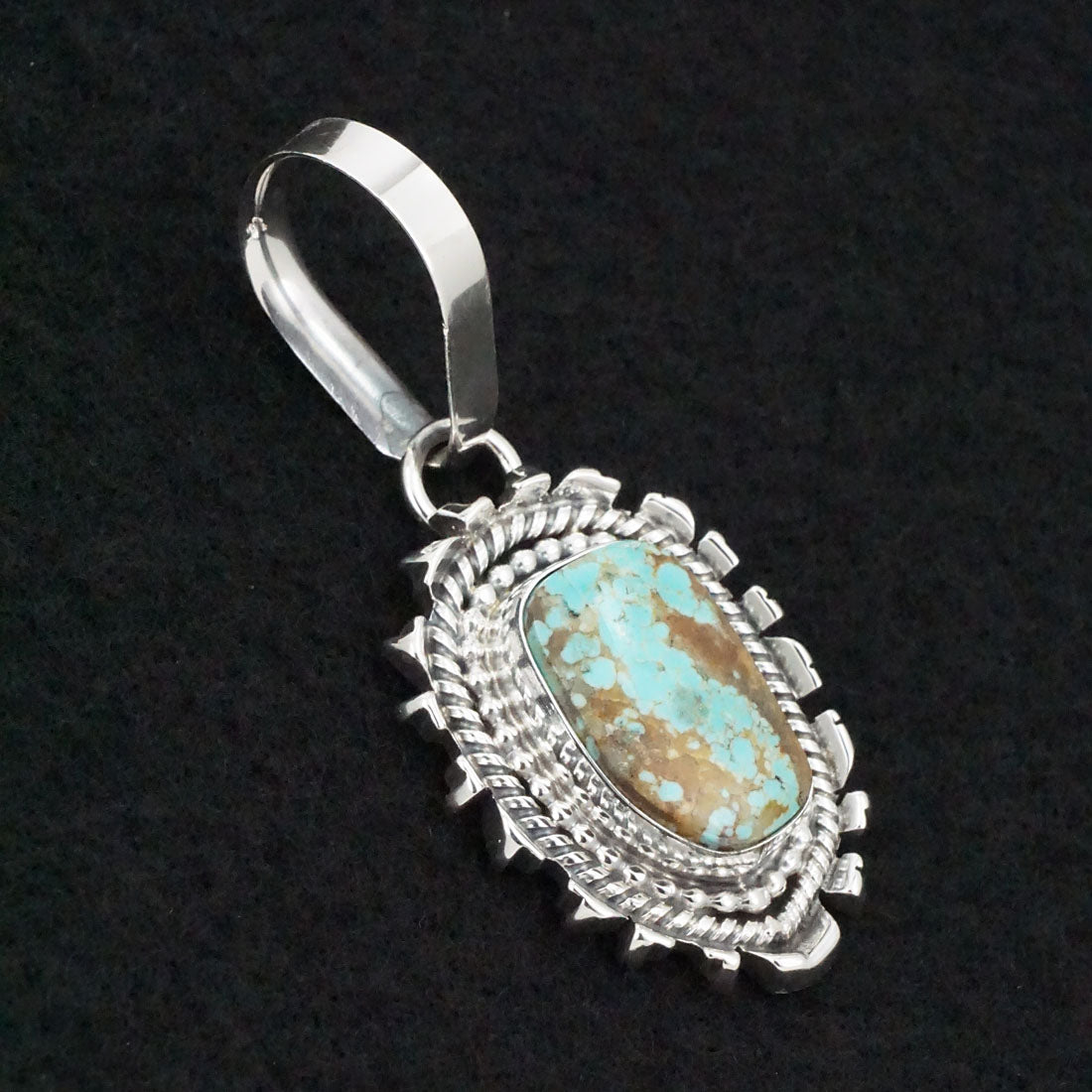 Randy Billy Turquoise & Sterling Silver Pendant