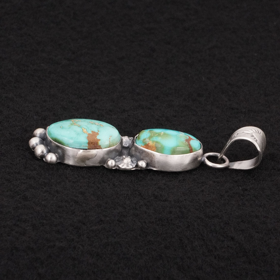 Antwone Brown Turquoise & Sterling Silver Pendant