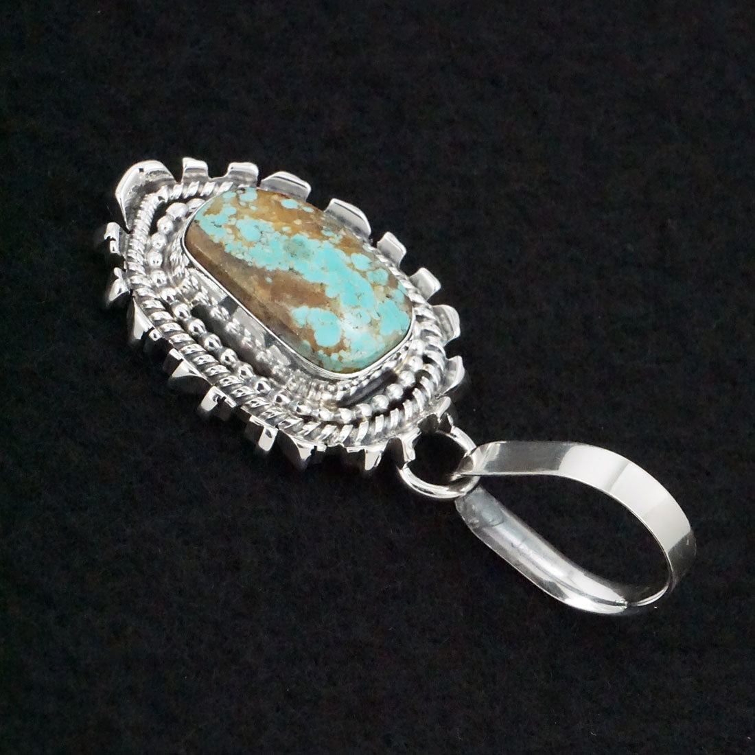 Randy Billy Turquoise & Sterling Silver Pendant