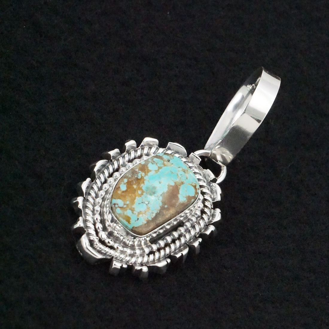 Randy Billy Turquoise & Sterling Silver Pendant