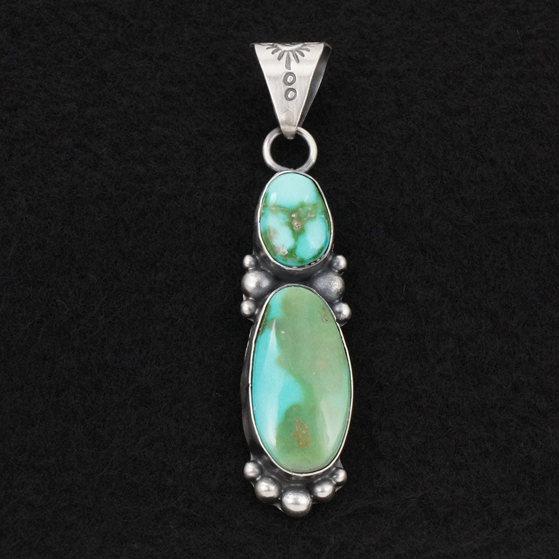 Antwone Brown Turquoise & Sterling Silver Pendant