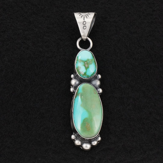 Antwone Brown Turquoise & Sterling Silver Pendant