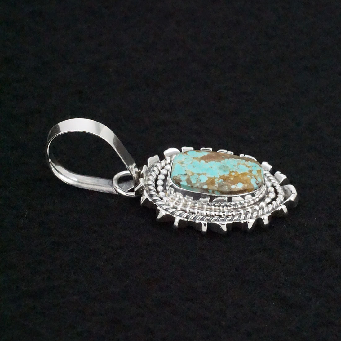 Randy Billy Turquoise & Sterling Silver Pendant