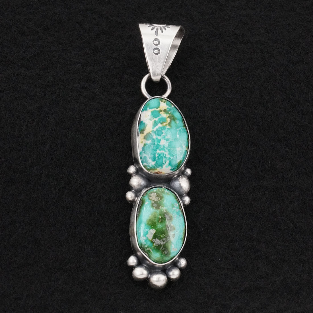 Antwone Brown Turquoise & Sterling Silver Pendant
