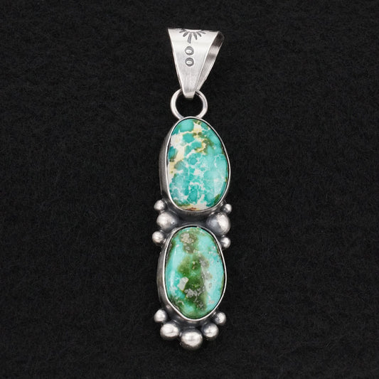 Antwone Brown Turquoise & Sterling Silver Pendant