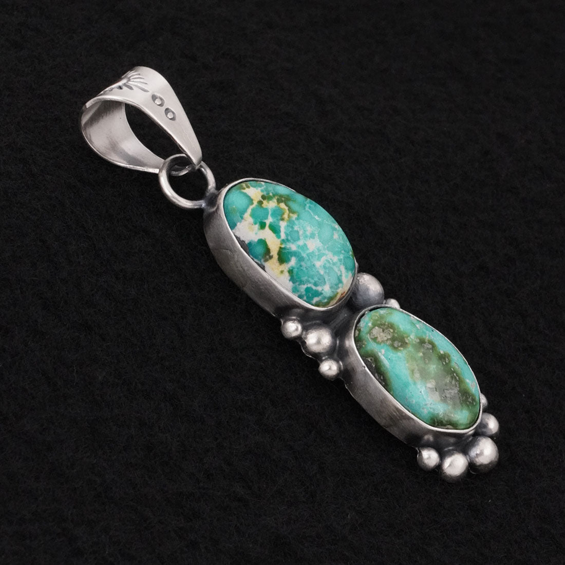 Antwone Brown Turquoise & Sterling Silver Pendant
