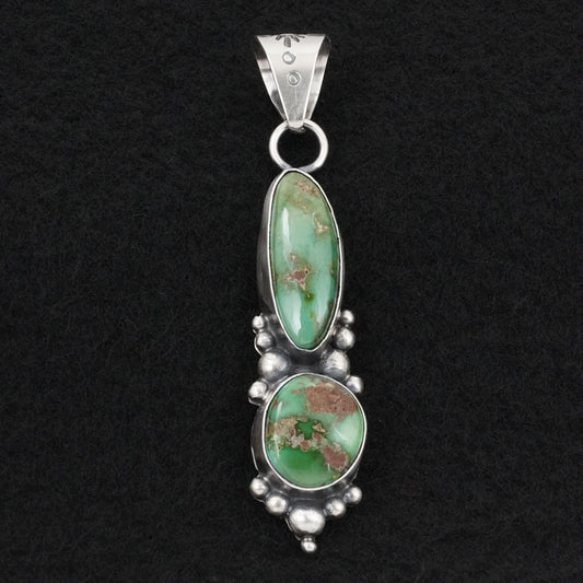 Antwone Brown Turquoise & Sterling Silver Pendant