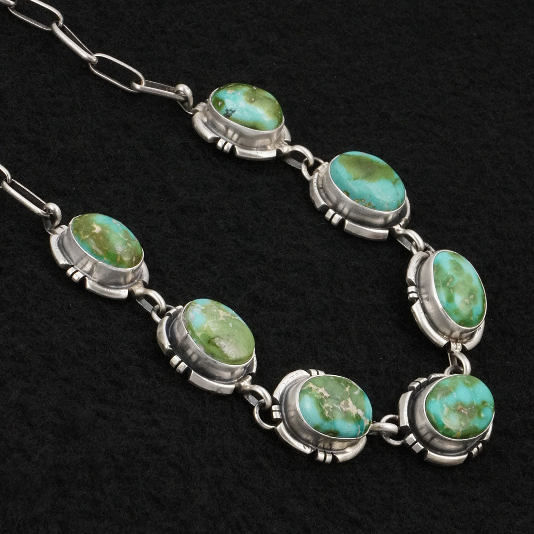 Randy Billy Turquoise & Sterling Silver Necklace Set