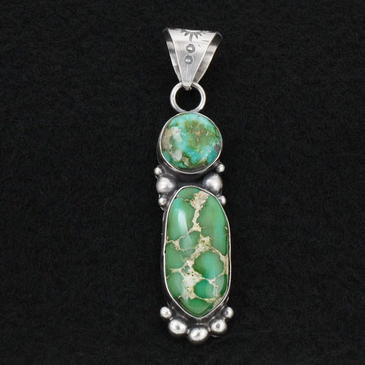Antwone Brown Turquoise & Sterling Silver Pendant