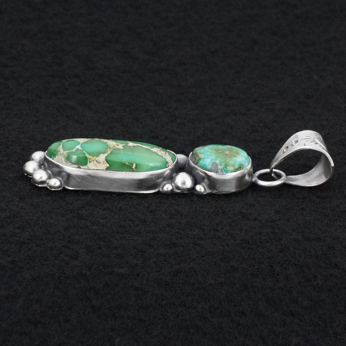 Antwone Brown Turquoise & Sterling Silver Pendant