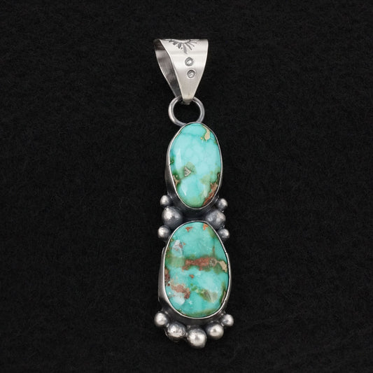Antwone Brown Turquoise & Sterling Silver Pendant