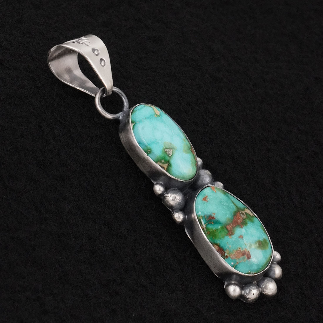 Antwone Brown Turquoise & Sterling Silver Pendant