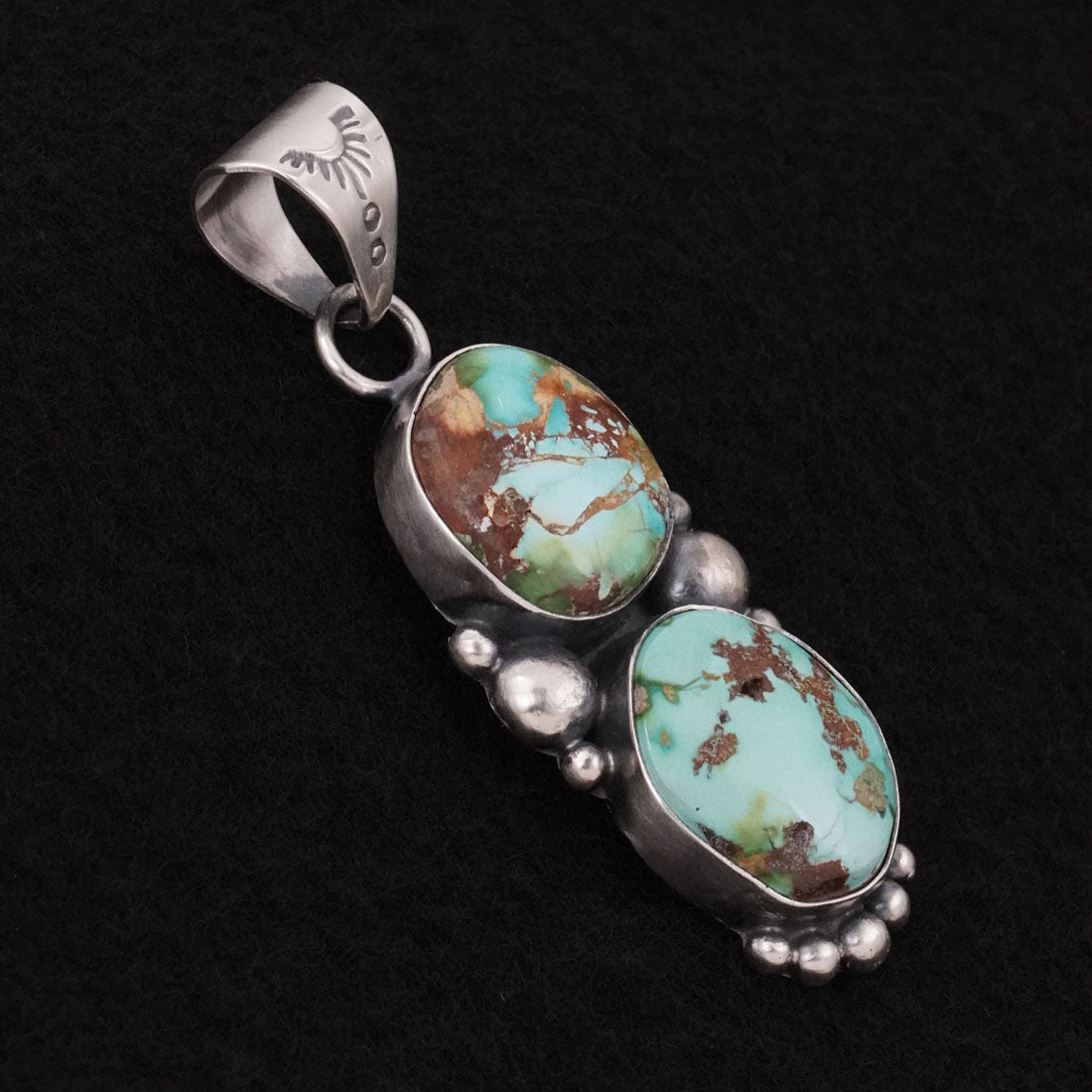 Antwone Brown Turquoise & Sterling Silver Pendant