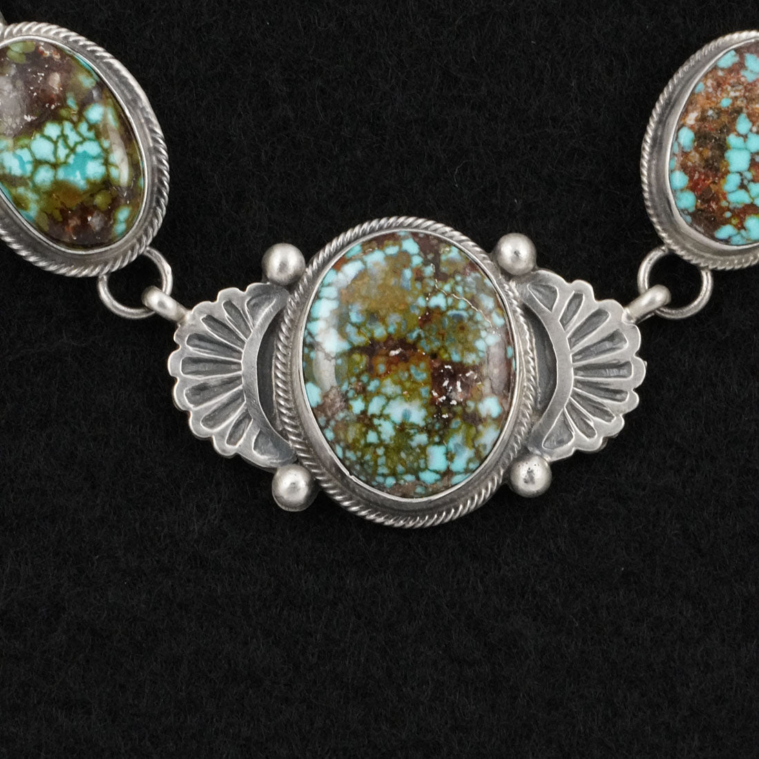 Kathleen Livingston Turquoise & Sterling Silver Necklace Set