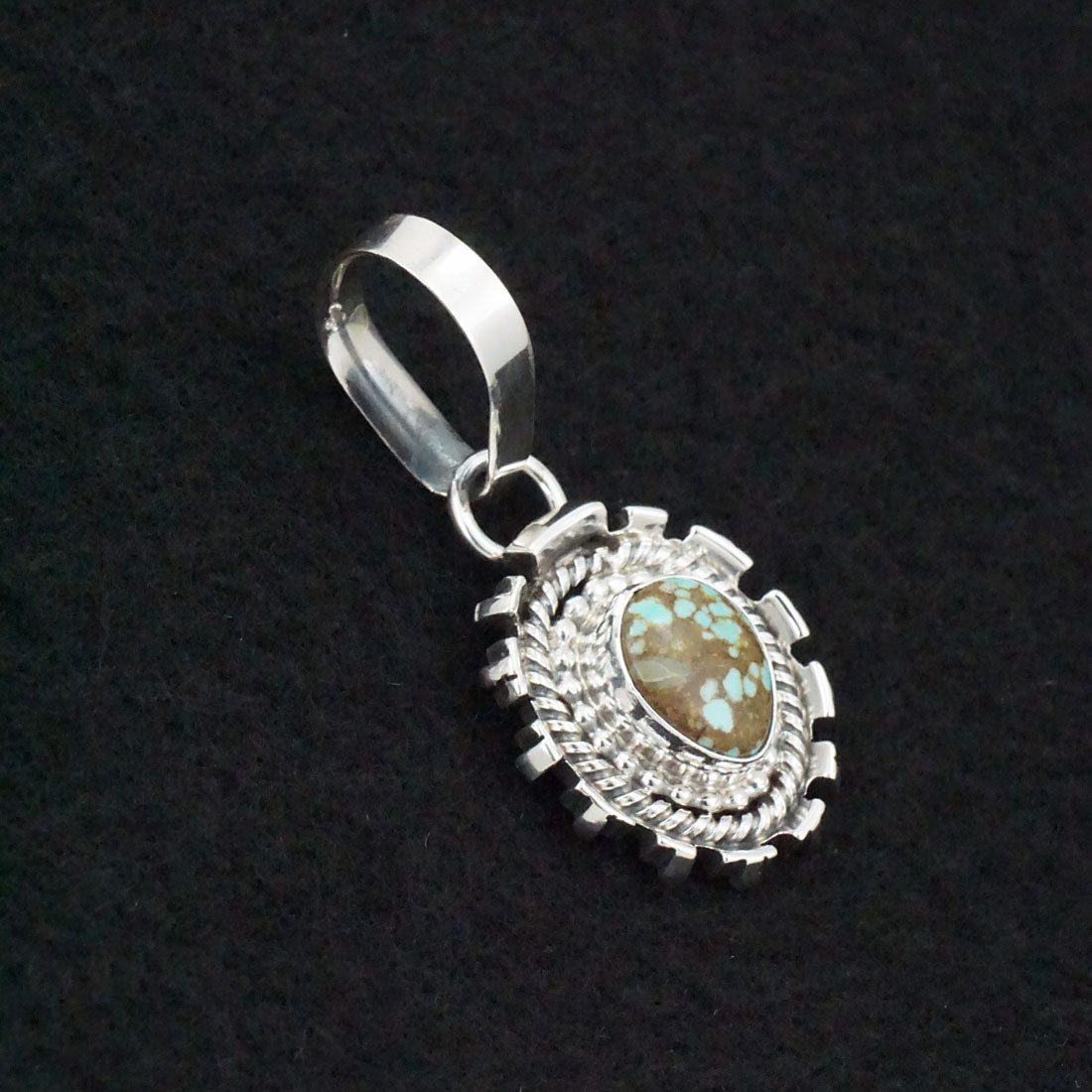 Randy Billy Turquoise & Sterling Silver Pendant