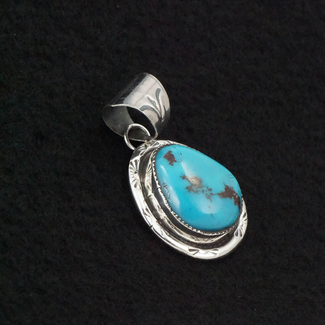 Ernest Hawthorne Turquoise & Sterling Silver Pendant