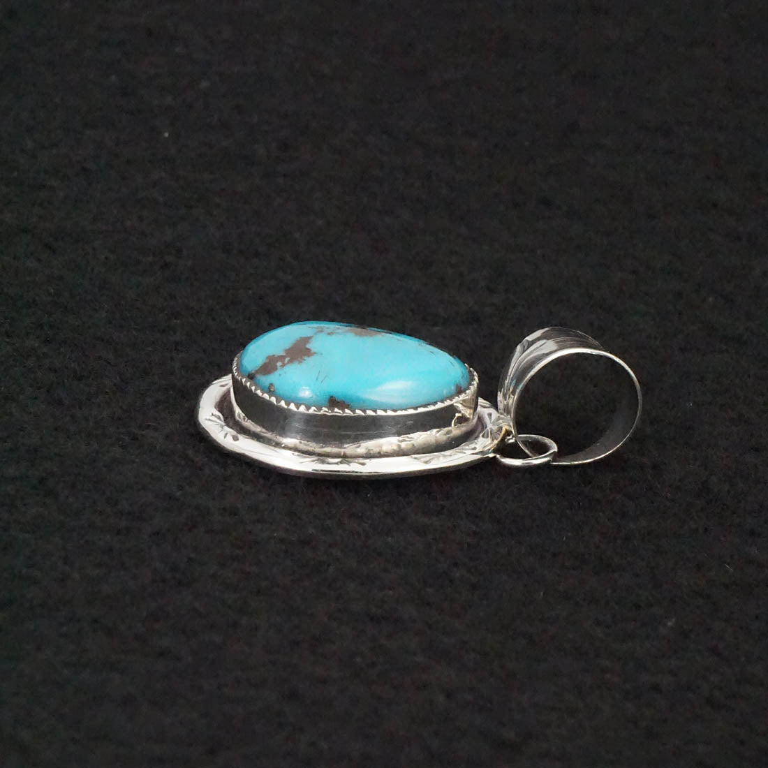 Ernest Hawthorne Turquoise & Sterling Silver Pendant