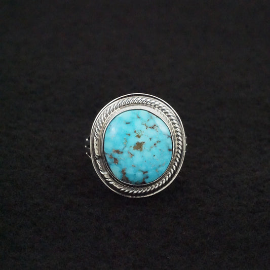 Marita Benally Turquoise & Sterling Silver Ring Size 9