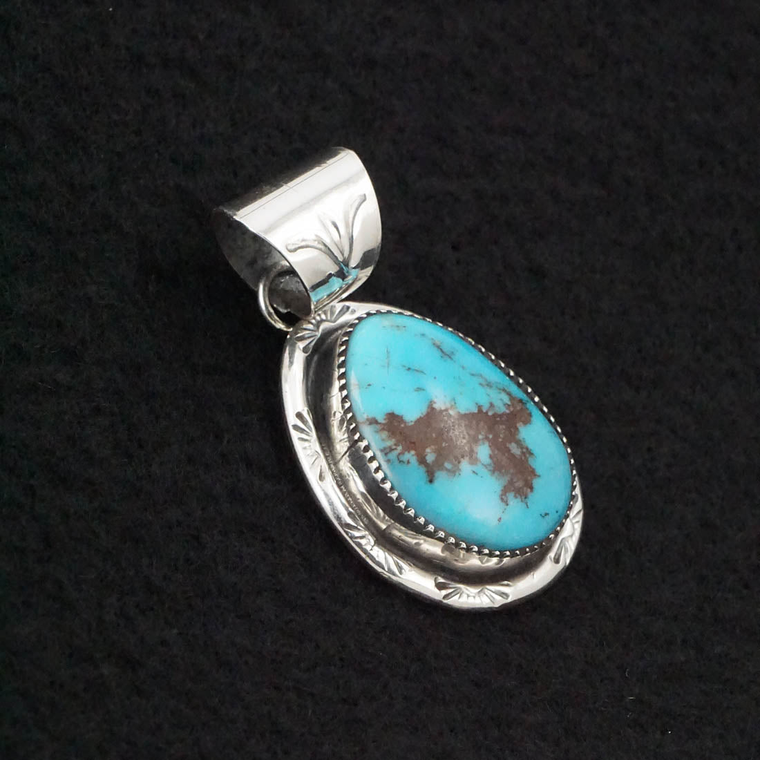Ernest Hawthorne Turquoise & Sterling Silver Pendant