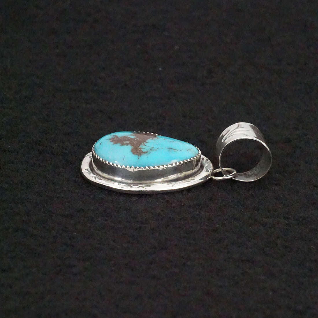 Ernest Hawthorne Turquoise & Sterling Silver Pendant