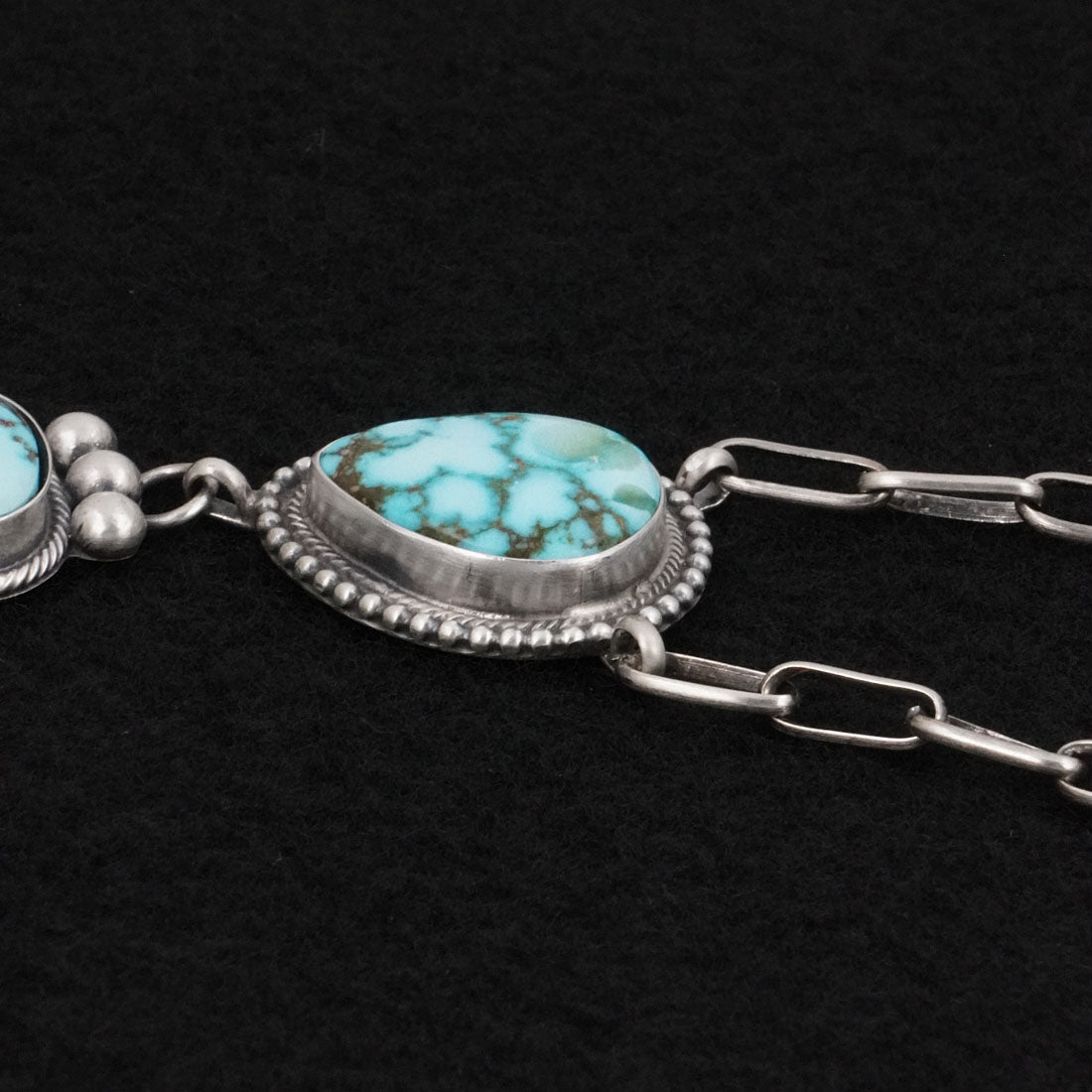 Mark Yazzie Turquoise & Sterling Silver Necklace