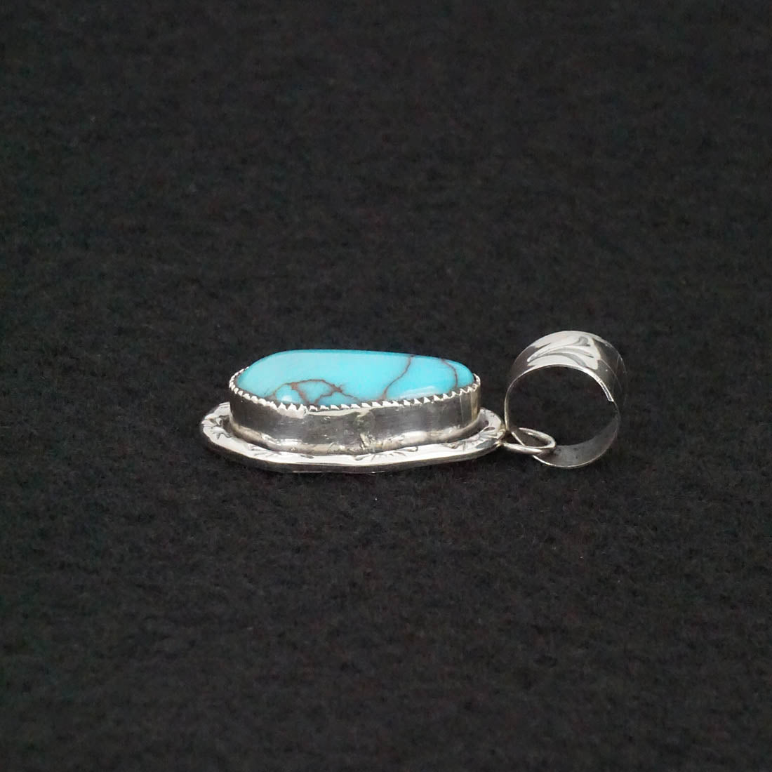 Ernest Hawthorne Turquoise & Sterling Silver Pendant