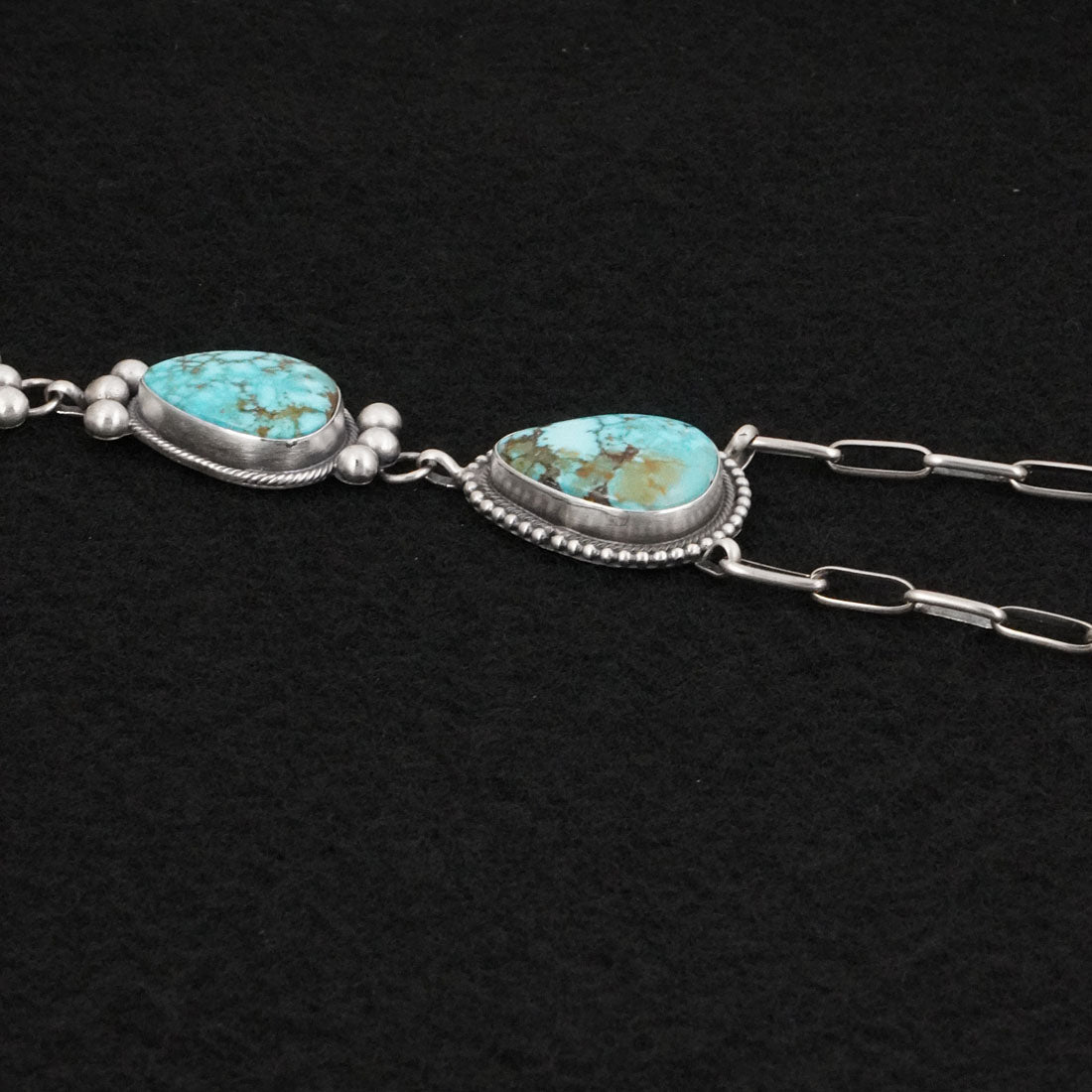 Mark Yazzie Turquoise & Sterling Silver Necklace