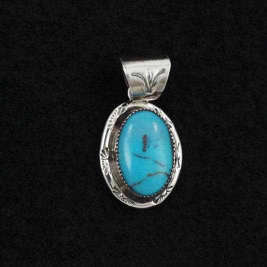 Ernest Hawthorne Turquoise & Sterling Silver Pendant