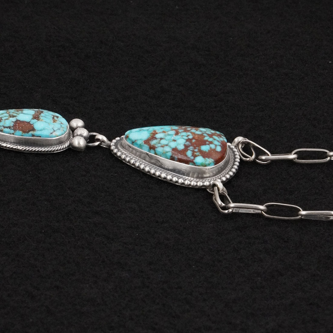 Mark Yazzie Turquoise & Sterling Silver Necklace