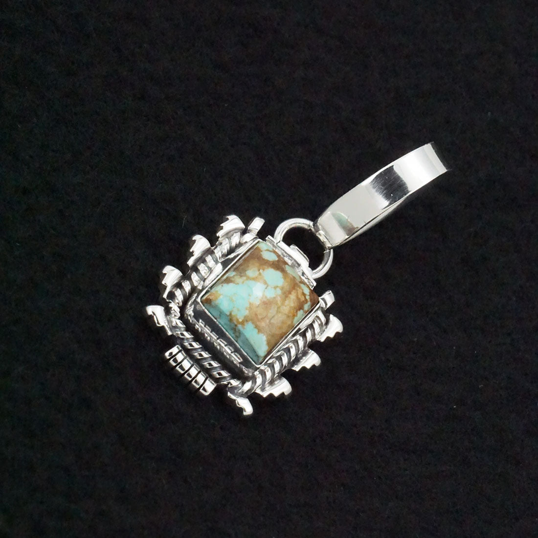 Randy Billy Turquoise & Sterling Silver Pendant