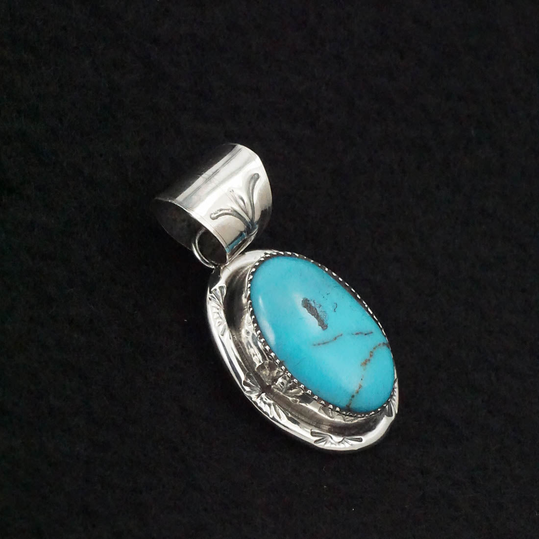 Ernest Hawthorne Turquoise & Sterling Silver Pendant
