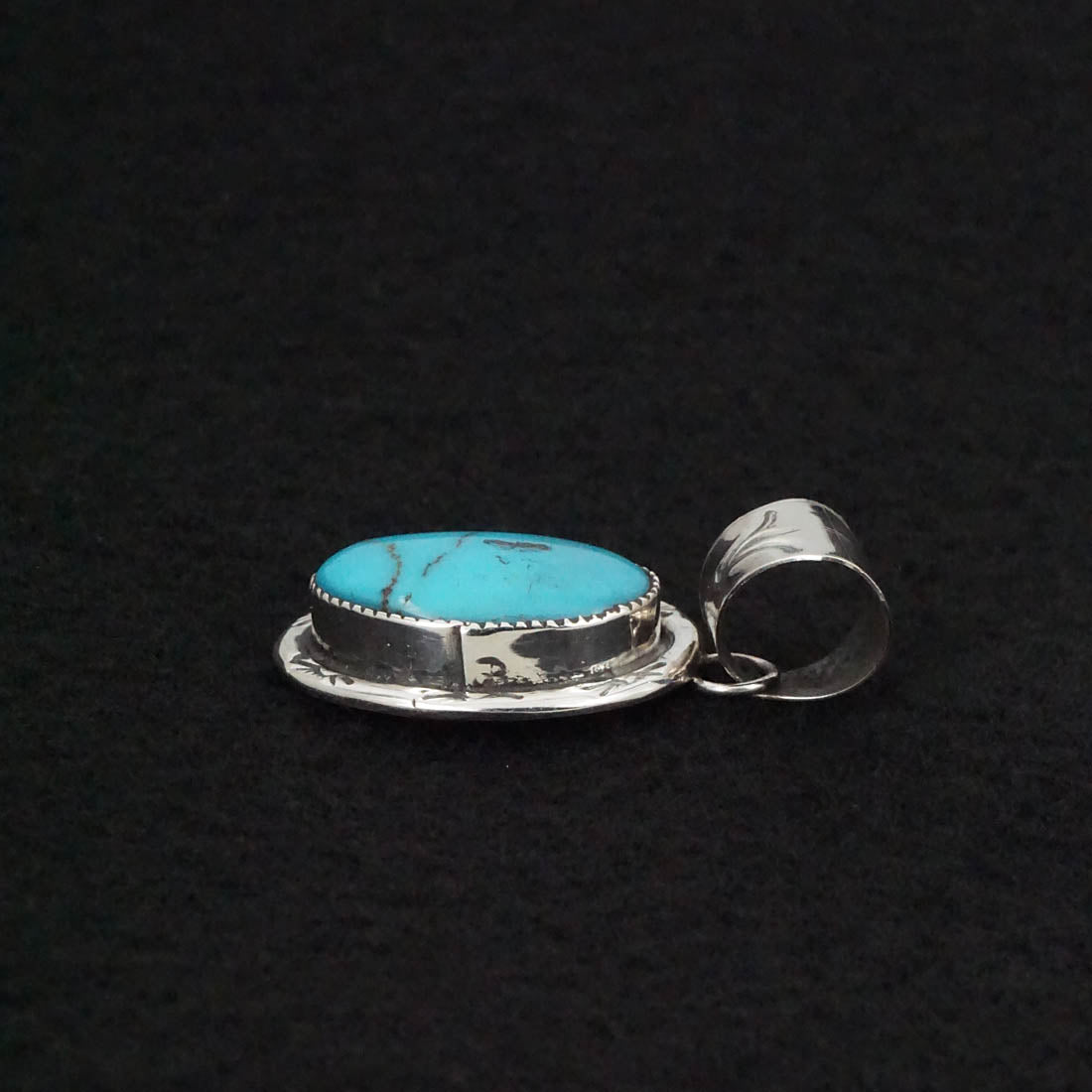 Ernest Hawthorne Turquoise & Sterling Silver Pendant