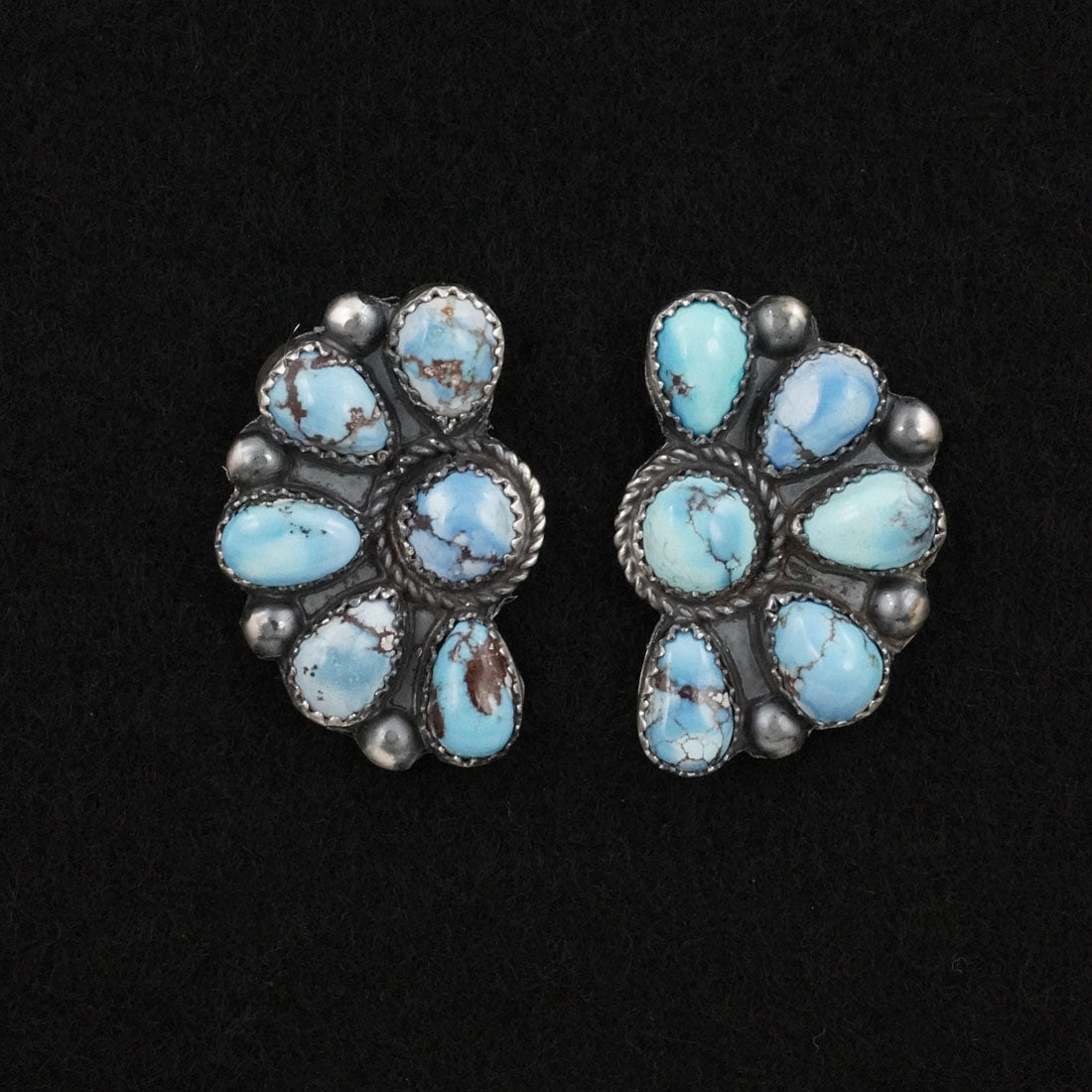 Phil Garcia Turquoise & Sterling Silver Earrings