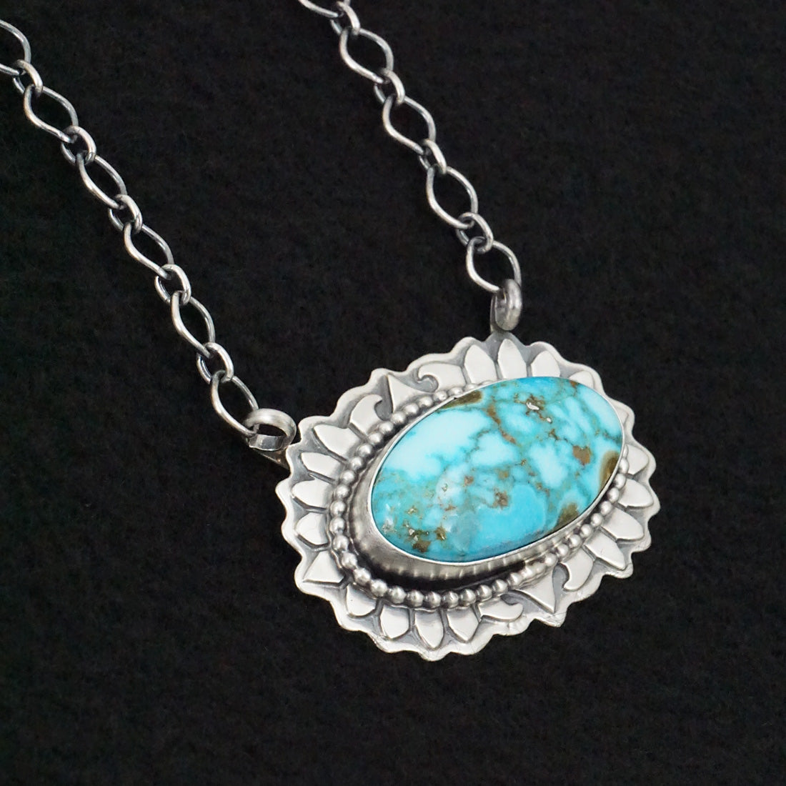 Randy Billy Turquoise & Sterling Silver Necklace