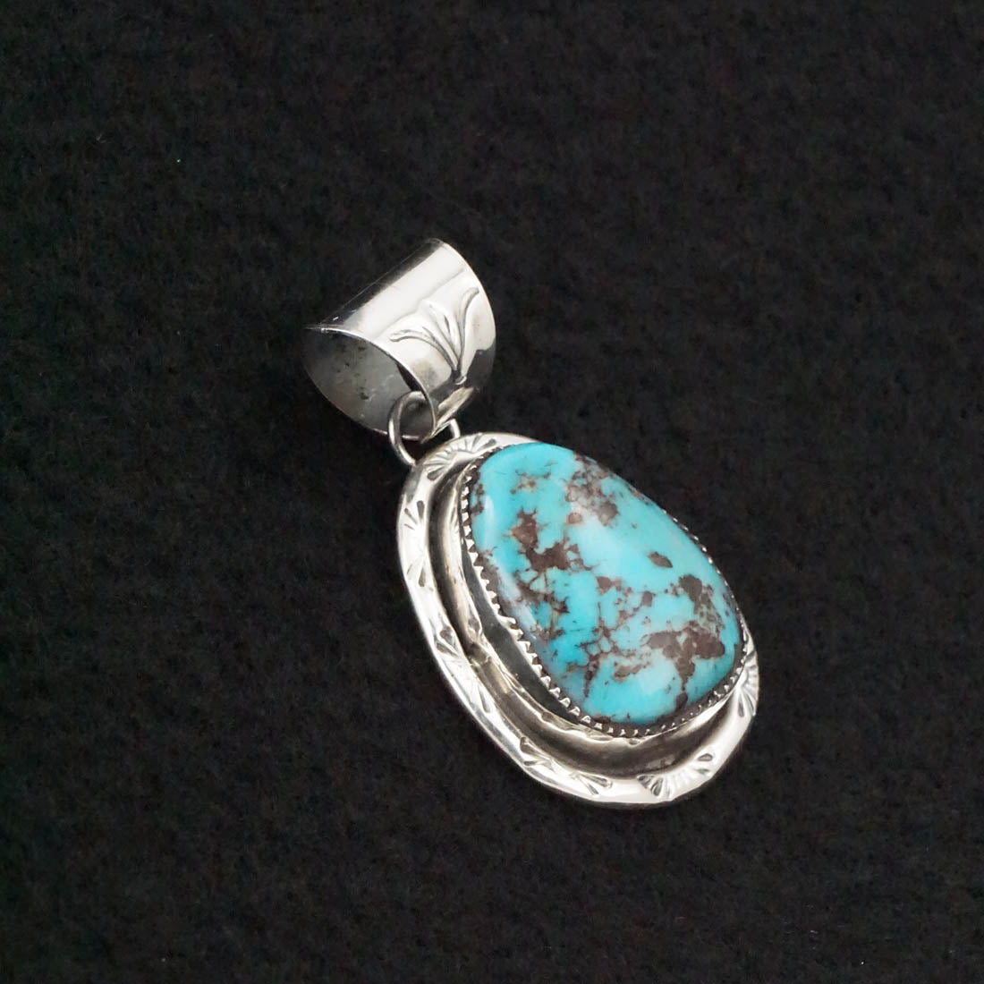 Ernest Hawthorne Turquoise & Sterling Silver Pendant