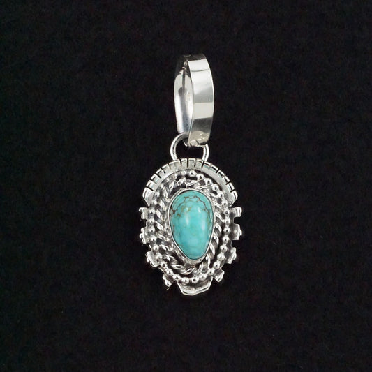 Randy Billy Turquoise & Sterling Silver Pendant