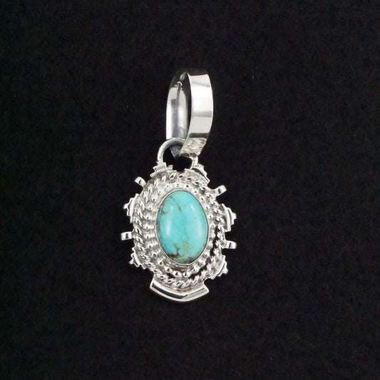 Randy Billy Turquoise & Sterling Silver Pendant