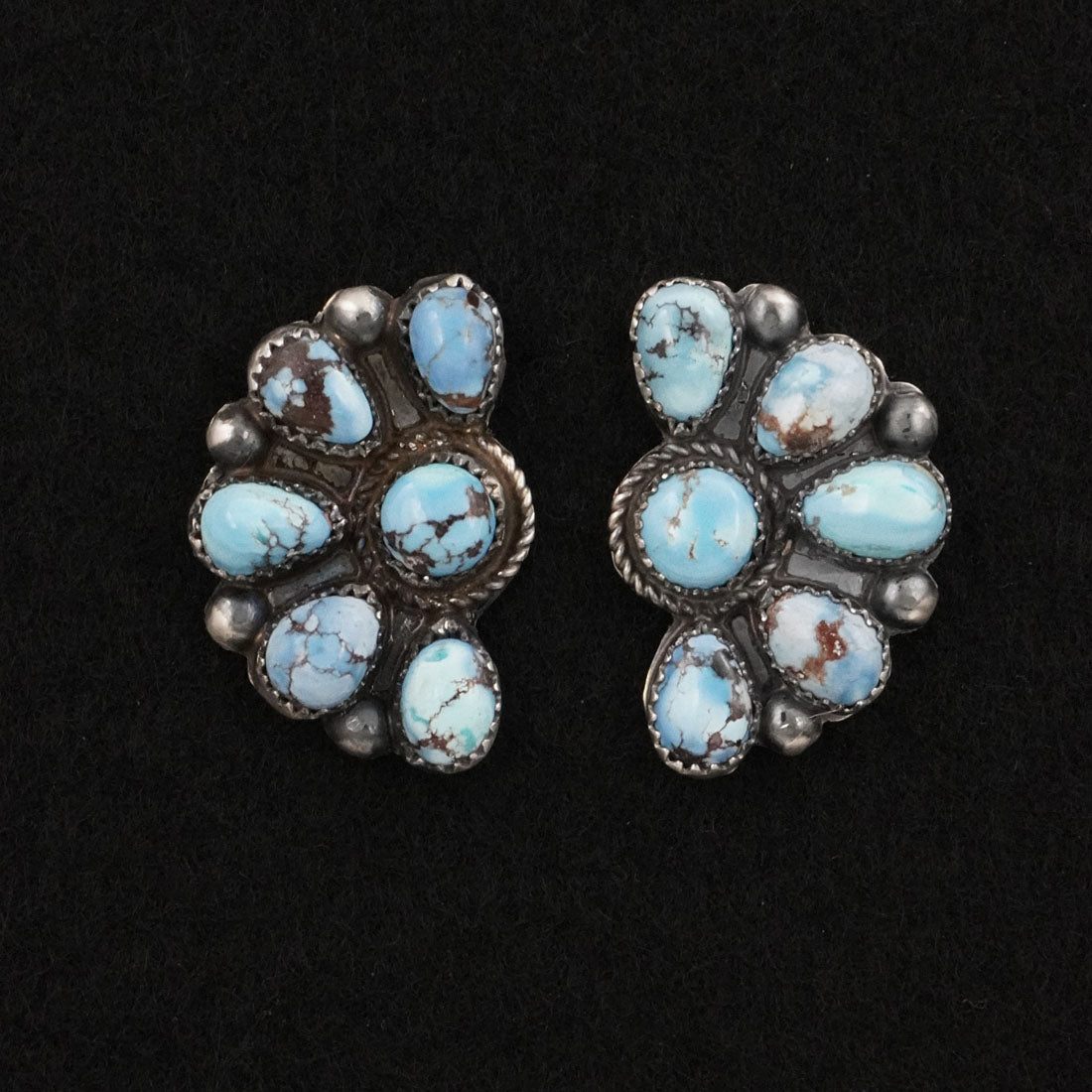Phil Garcia Turquoise & Sterling Silver Earrings