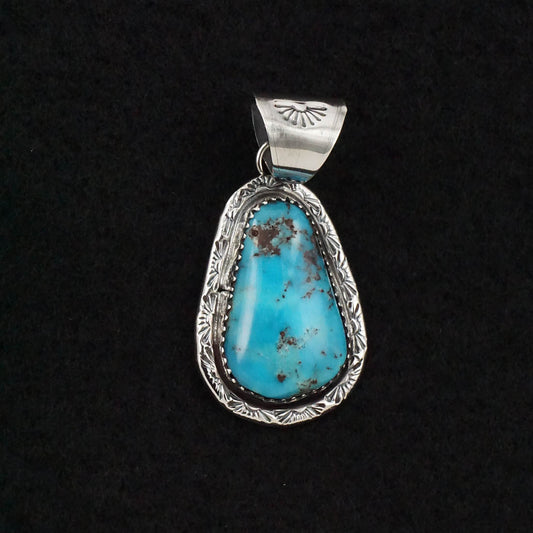 Ernest Hawthorne Turquoise & Sterling Silver Pendant
