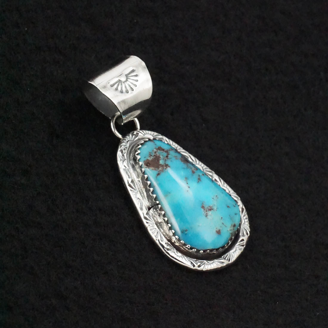 Ernest Hawthorne Turquoise & Sterling Silver Pendant