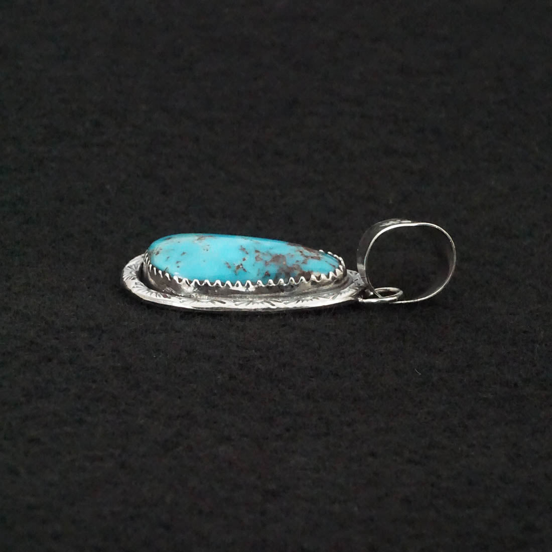 Ernest Hawthorne Turquoise & Sterling Silver Pendant