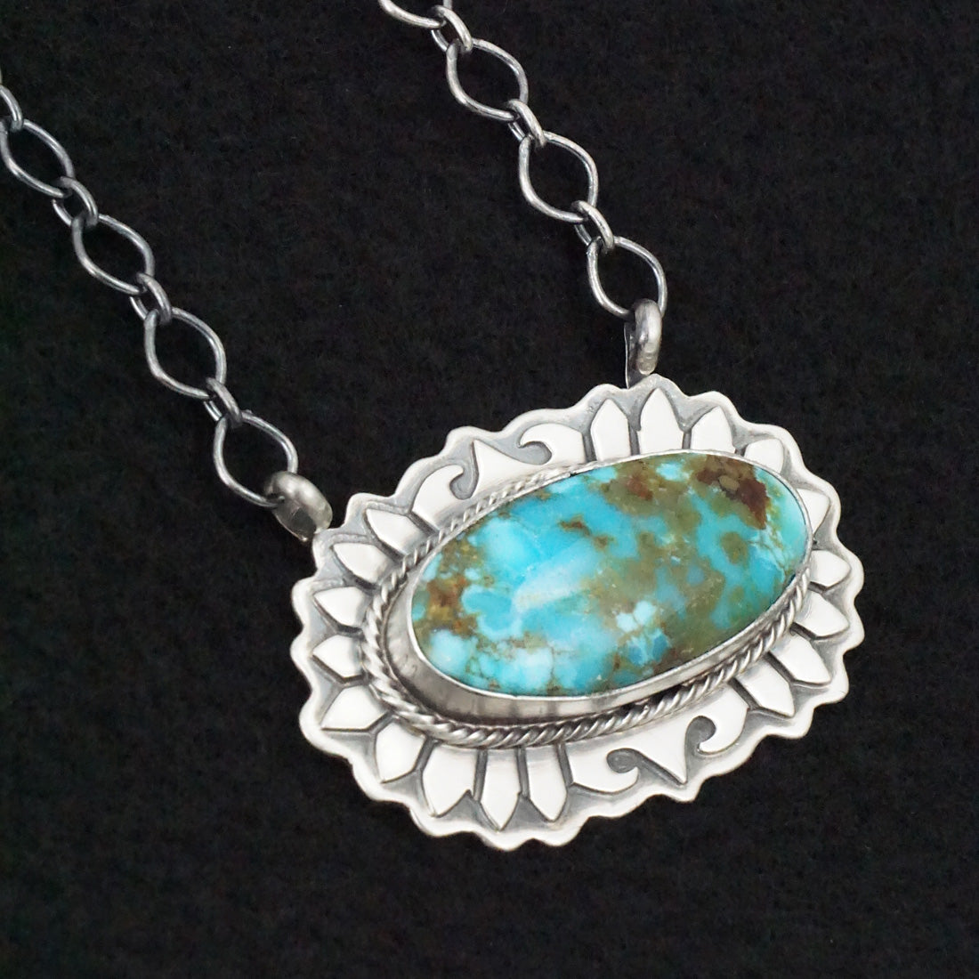 Randy Billy Turquoise & Sterling Silver Necklace