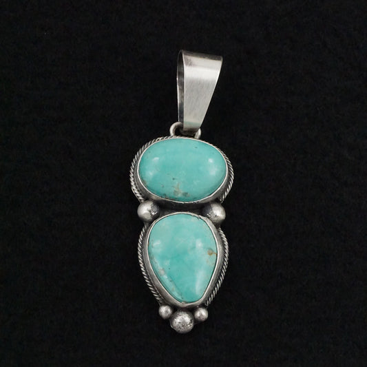 Darrin Livingston Turquoise & Sterling Silver Pendant