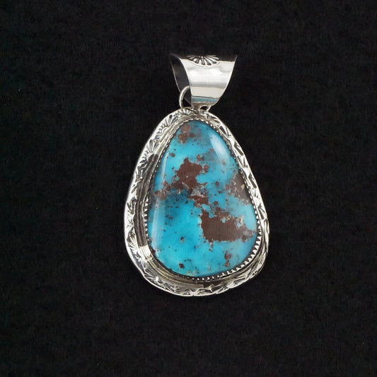 Ernest Hawthorne Turquoise & Sterling Silver Pendant
